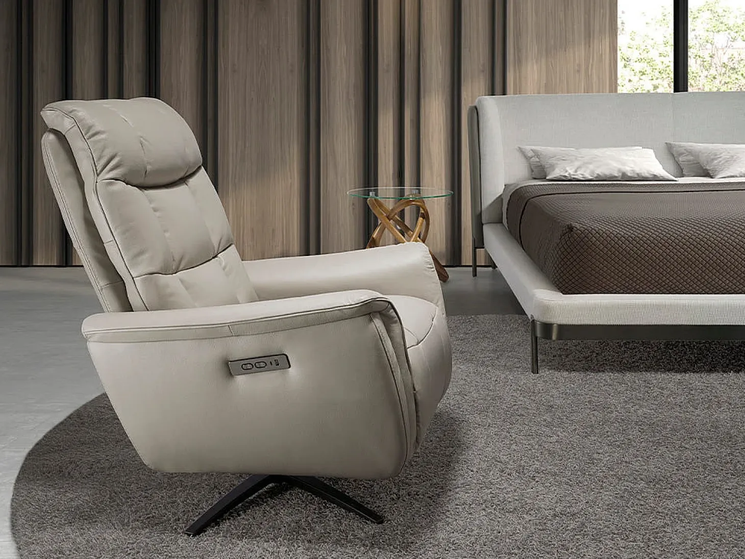 Dudeco Sillón Vrana Gris claro