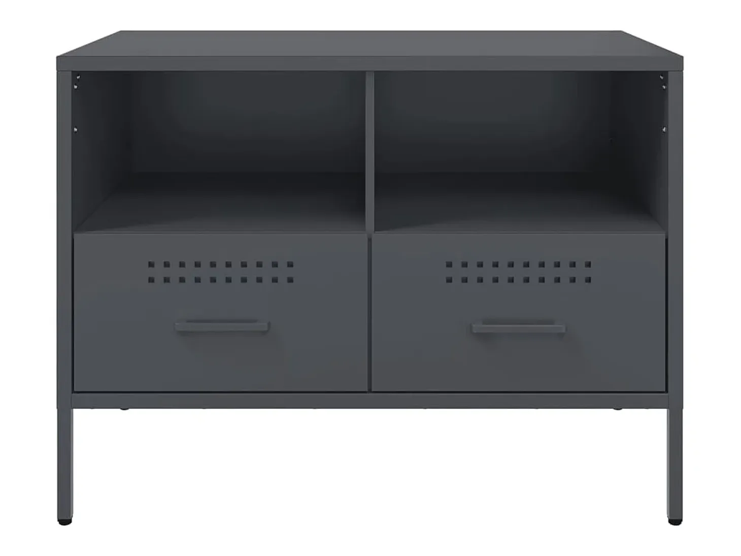 Dundrum Mueble para TV acero gris antracita 68x39x50,5 cm