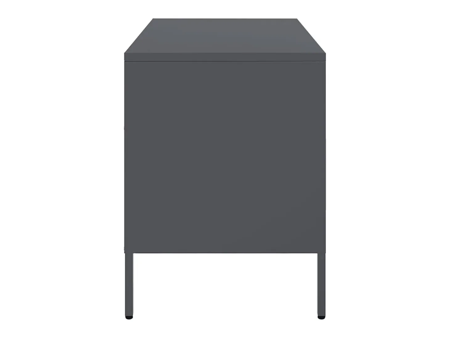 Dundrum Mueble para TV acero gris antracita 68x39x50,5 cm