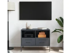 Dundrum Mueble para TV acero gris antracita 68x39x50,5 cm