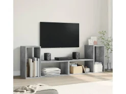 Dunmore Muebles de TV 2 uds madera ingeniería gris hormigón 75x30x50 cm