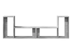 Dunmore Muebles de TV 2 uds madera ingeniería gris hormigón 75x30x50 cm