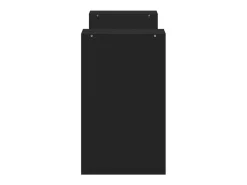 Dunmore Muebles para TV 2 uds madera de ingeniería negro 75x30x50 cm