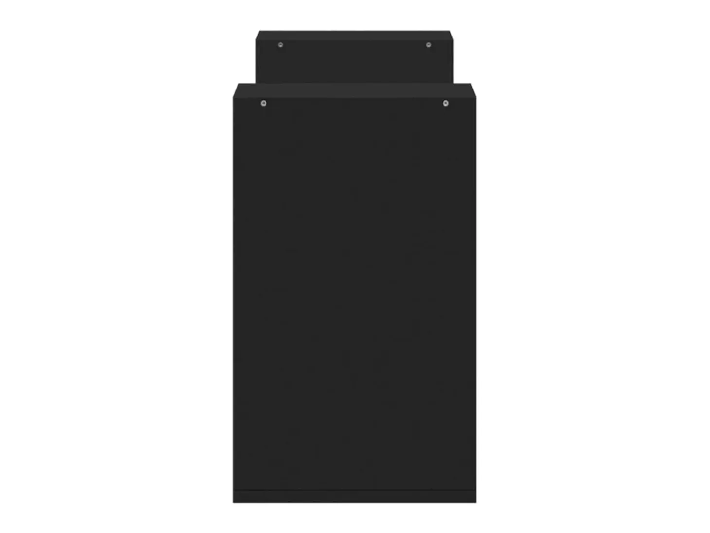 Dunmore Muebles para TV 2 uds madera de ingeniería negro 75x30x50 cm