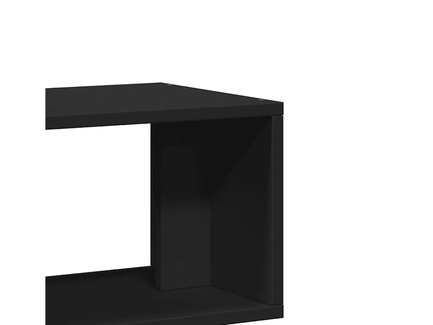 Dunmore Muebles para TV 2 uds madera de ingeniería negro 75x30x50 cm