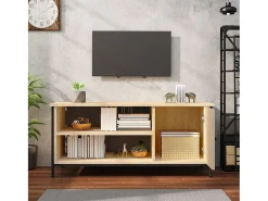 Einar Mueble para TV madera contrachapada roble Sonoma 100x40x45 cm