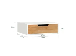 Estante Cafetera, Soporte para Cápsulas de Café o Bolsas de Té, con 1 Cajón FRG179-WN SoBuy ES