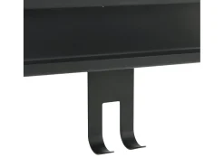 Estante colgante de ducha acero inox cepillado 304 negro mate
