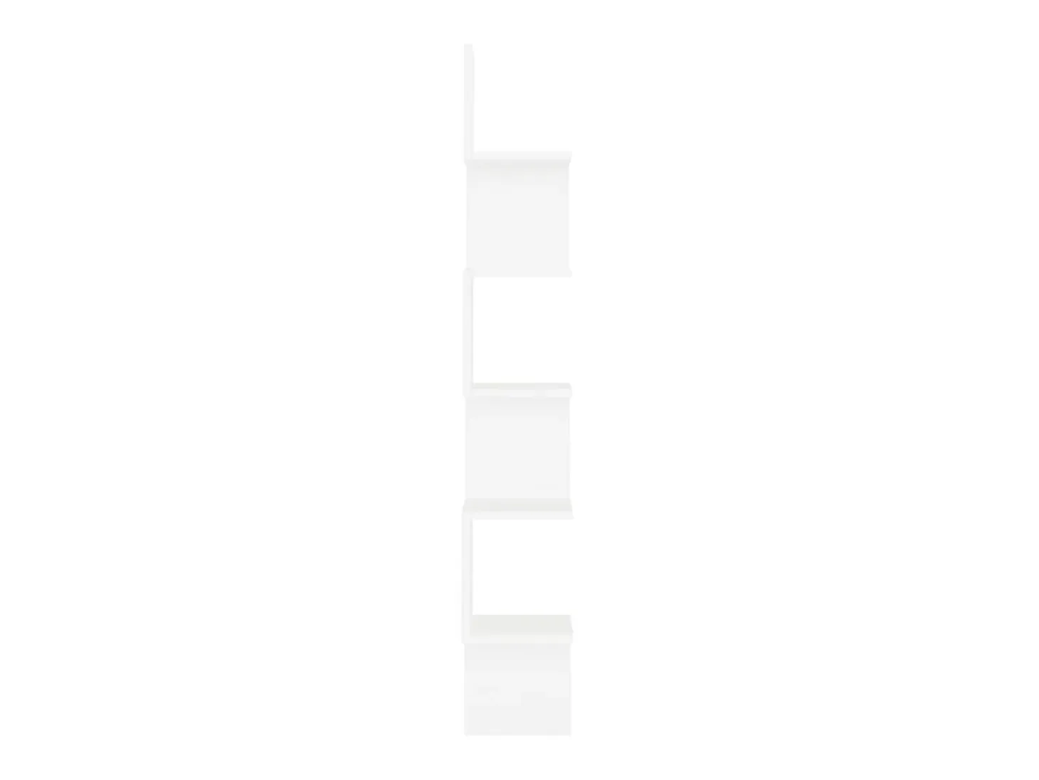 Estante de esquina de pared madera contrachapada 20x20x127,5 cm ES97502