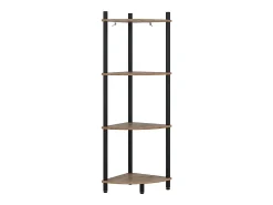 Estante de esquina oro power roble/antracita 29x29x102.5 bivio