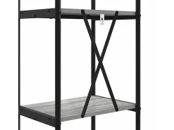 Estante de libros Gris sonoma 40 x 30 x 146 cm