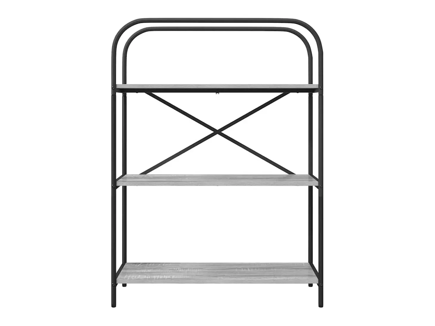 Estante de libros Gris sonoma 80 x 30 x 109 cm