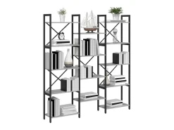 Estante de libros Gris sonoma 156 x 25 x 167.5 cm