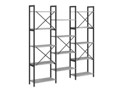Estante de libros Gris sonoma 156 x 25 x 167.5 cm