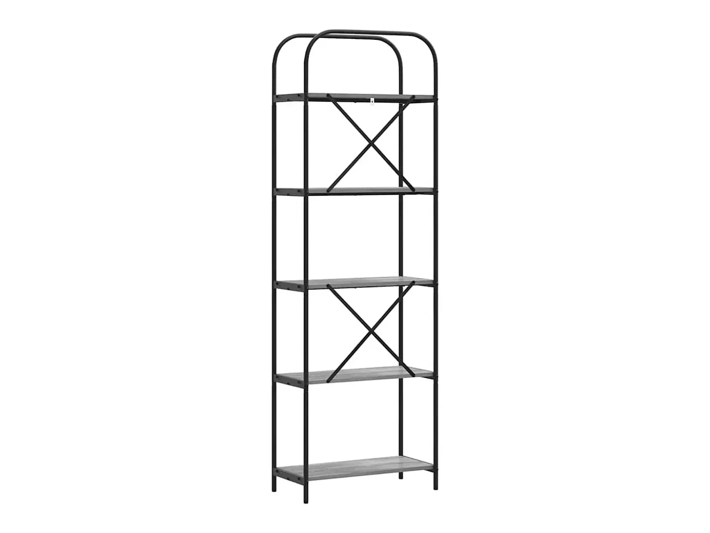 Estante de libros Gris sonoma 60 x 30 x 183 cm