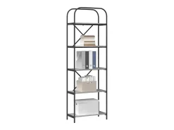 Estante de libros Gris sonoma 60 x 30 x 183 cm
