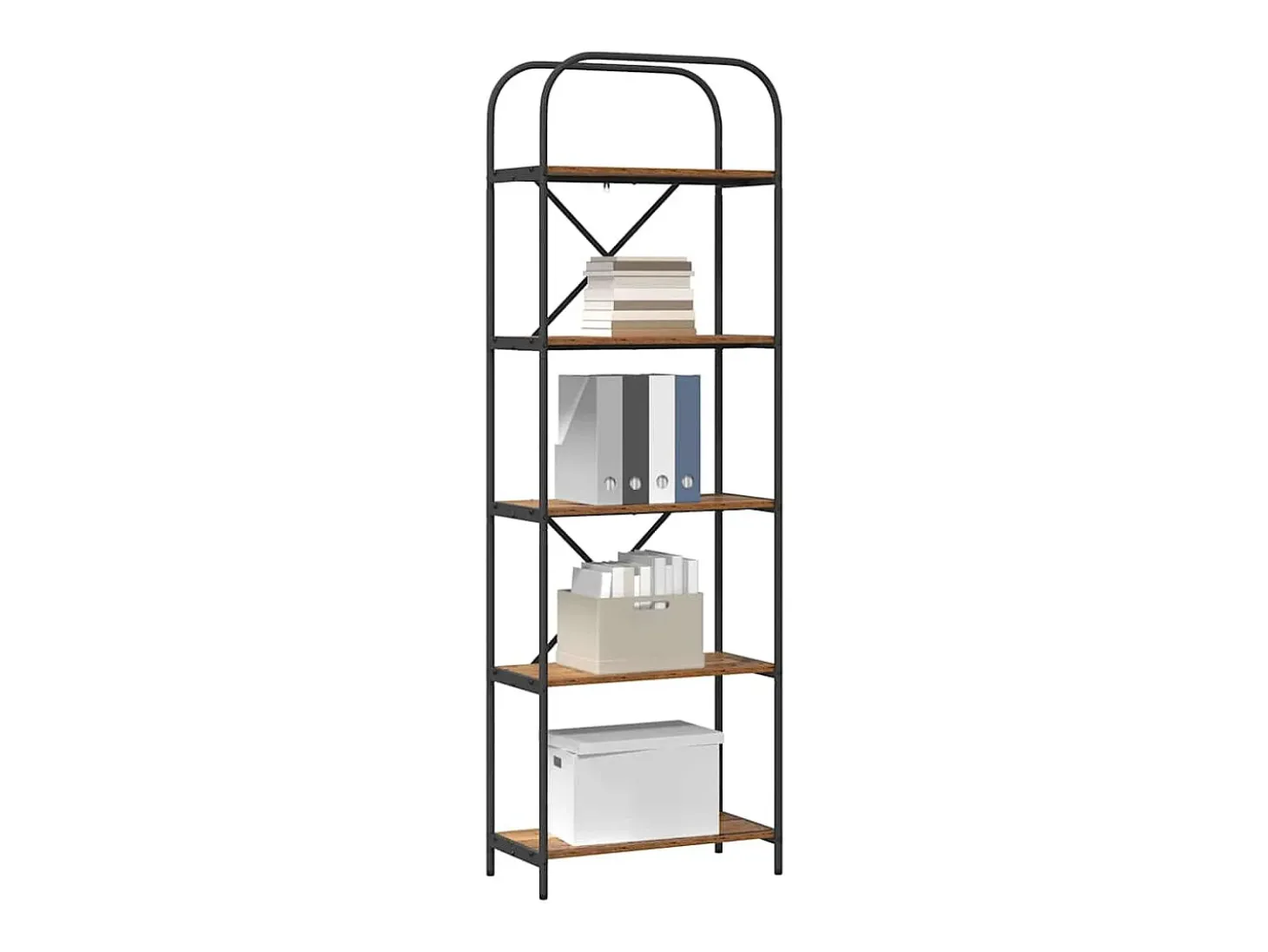 Estante de libros Madera vieja 60 x 30 x 183 cm