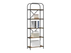 Estante de libros Roble ahumado 60 x 30 x 183 cm
