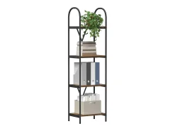 Estante de libros Roble ahumado 40 x 30 x 146 cm