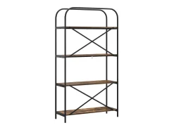 Estante de libros Roble ahumado 80 x 30 x 146 cm