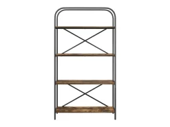 Estante de libros Roble ahumado 80 x 30 x 146 cm