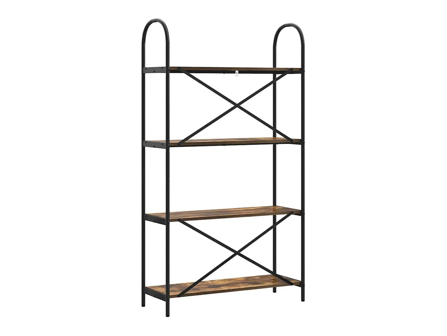 Estante de libros Roble ahumado 80 x 30 x 146 cm