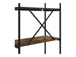 Estante de libros Roble ahumado 80 x 30 x 146 cm