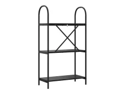 Estante de libros Roble negro 60 x 30 x 109 cm