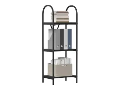 Estante de libros Roble negro 40 x 30 x 109 cm