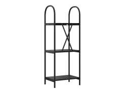 Estante de libros Roble negro 40 x 30 x 109 cm