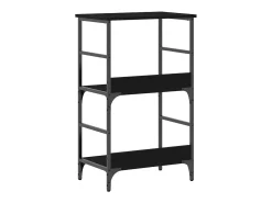 Estante de libros Roble negro 50x33x188.5cm