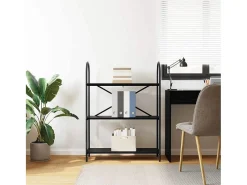 Estante de libros Roble negro 80 x 30 x 109 cm
