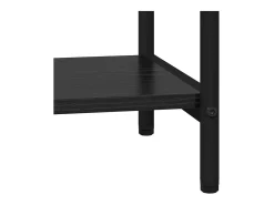 Estante de libros Roble negro 80 x 30 x 109 cm