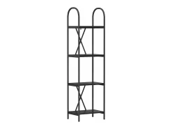 Estante de libros Roble negro 40 x 30 x 146 cm