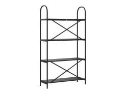 Estante de libros Roble negro 80 x 30 x 146 cm