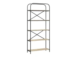 Estante de libros Roble Sonoma 80 x 30 x 183 cm
