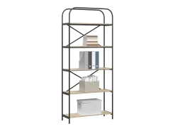 Estante de libros Roble Sonoma 80 x 30 x 183 cm