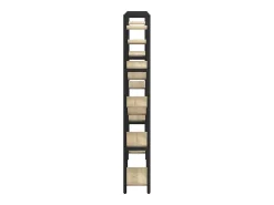 Estante de libros Roble Sonoma 156 x 25 x 167.5 cm