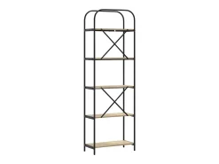 Estante de libros Roble Sonoma 60 x 30 x 183 cm
