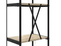 Estante de libros Roble Sonoma 40 x 30 x 146 cm