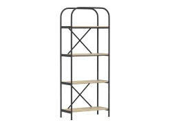 Estante de libros Roble Sonoma 60 x 30 x 146 cm