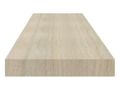 Estante de pared de pared MDF roble 90x23,5x3,8 cm ES56692