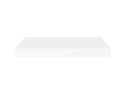 Estante de pared de pared 4 uds MDF blanco 60x23,5x3,8 cm ES36541