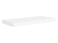 Estante de pared de pared MDF blanco 60x23,5x3,8 cm ES79713