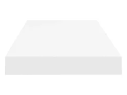 Estante de pared de pared MDF blanco 60x23,5x3,8 cm ES79713