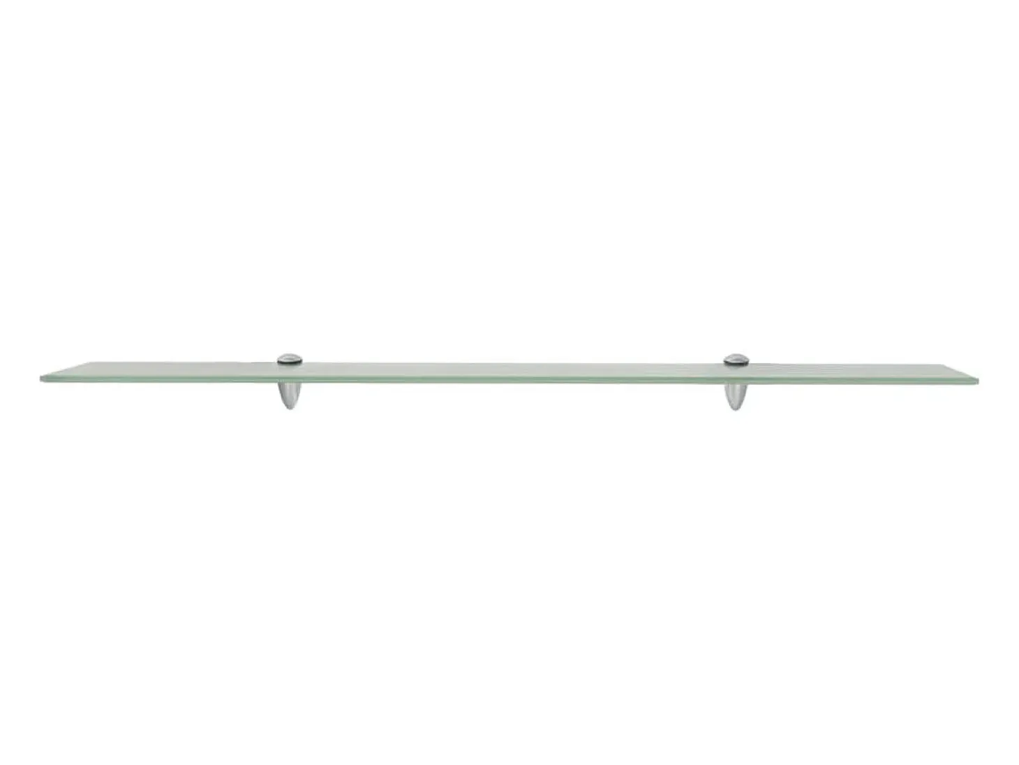 Estante de pared de vidrio 100 x 20 cm 8 mm