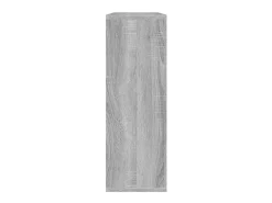 Estante de pared madera ingeniería gris Sonoma 104x20x58,5 cm ES57927