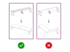 Estante de pared madera maciza roble sin tratar 220x60x(2-6) cm