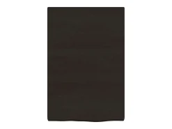 Estante de pared marrón oscuro fabricado en madera maciza de roble tratada