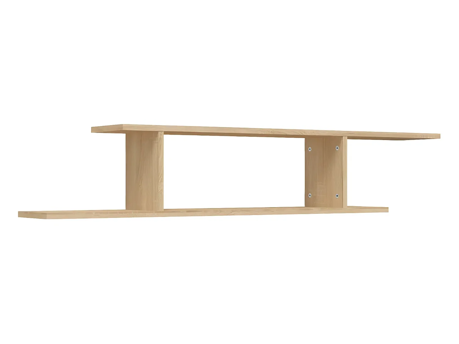 Estante de pared para TV contrachapado roble Sonoma 125x18x23cm ES84273